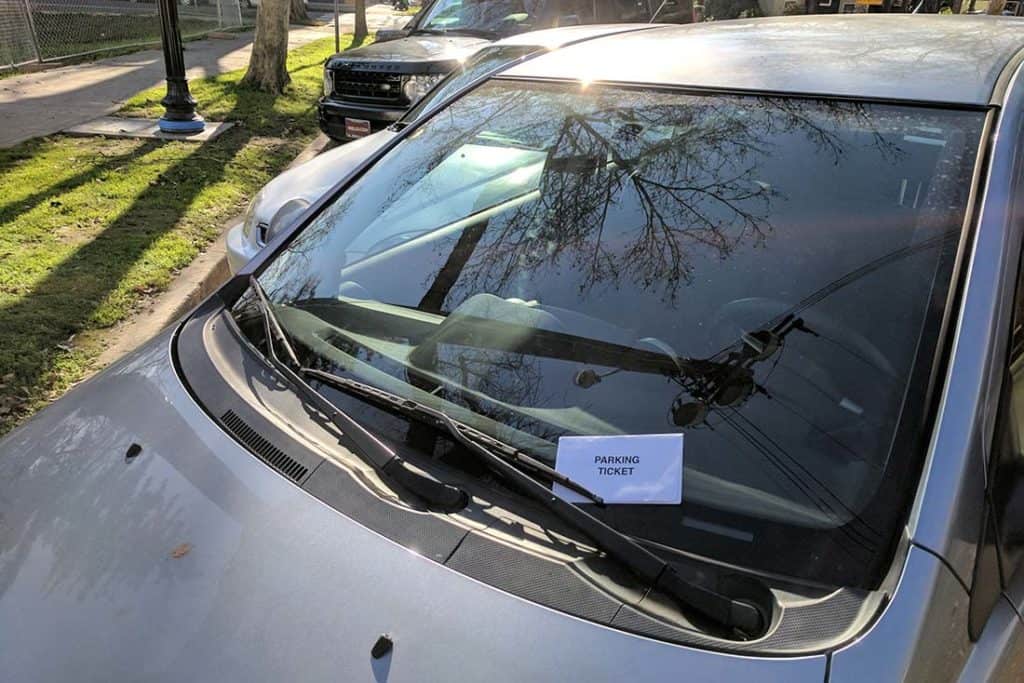 Parking ticket Sacramento
