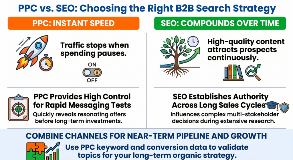 PPC vs SEO strategy