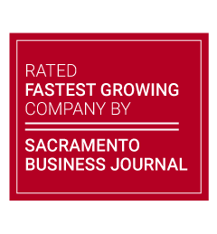 Sacramento Business Journal - Fastest Growing Company Badge