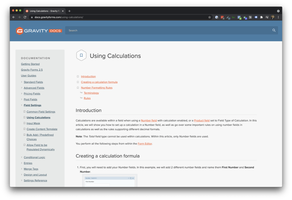 Gravity Forms Pricing Calculator