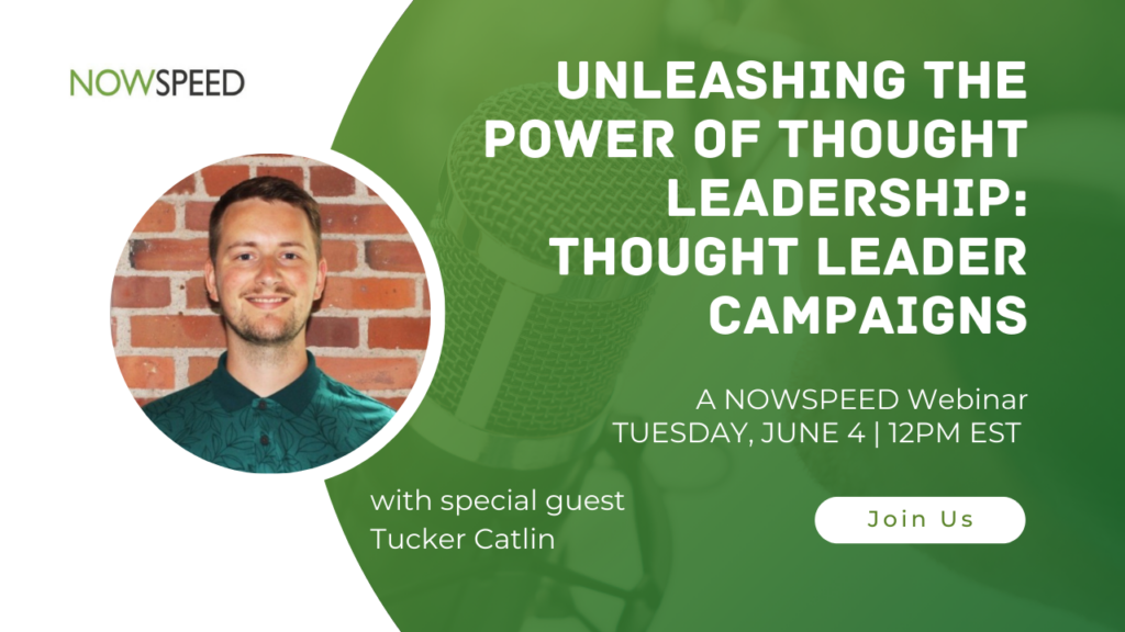 Tucker Catlin Thought Leadership webinar