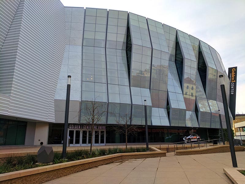 Front view of Golden 1 Center