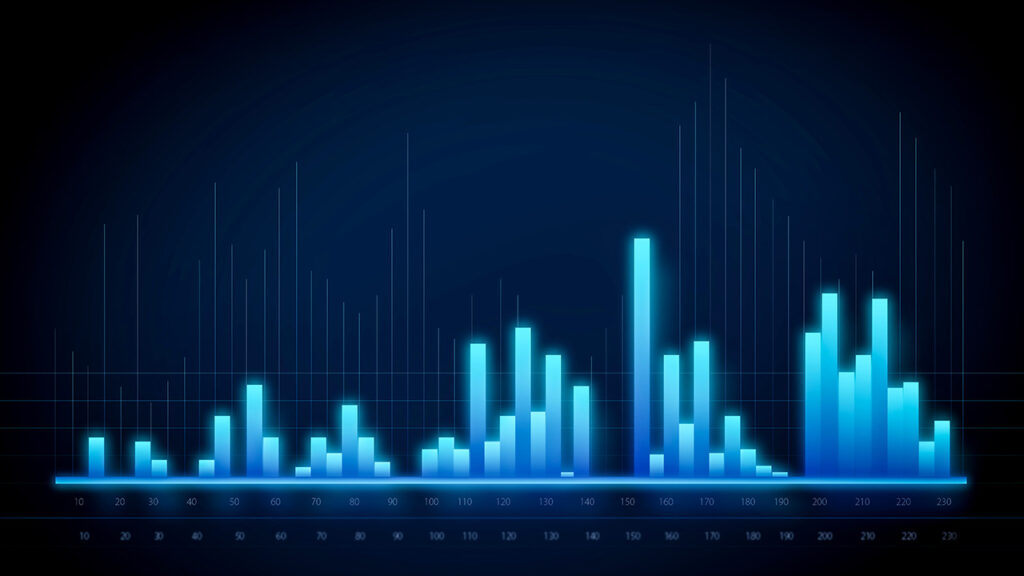 Illustration of a bar chart with no labels