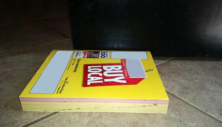 Yellow Pages as a Door Stop